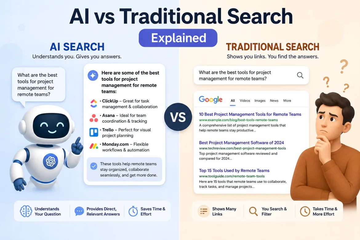 AI vs Traditional Search Explained