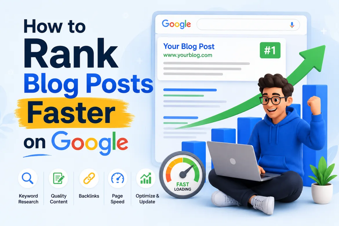 How to Rank Blog Posts Faster on Google