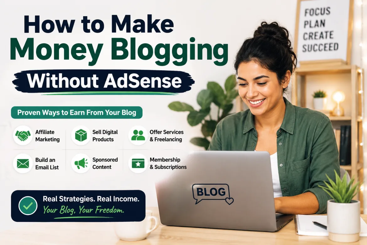 How to Make Money Blogging Without AdSense