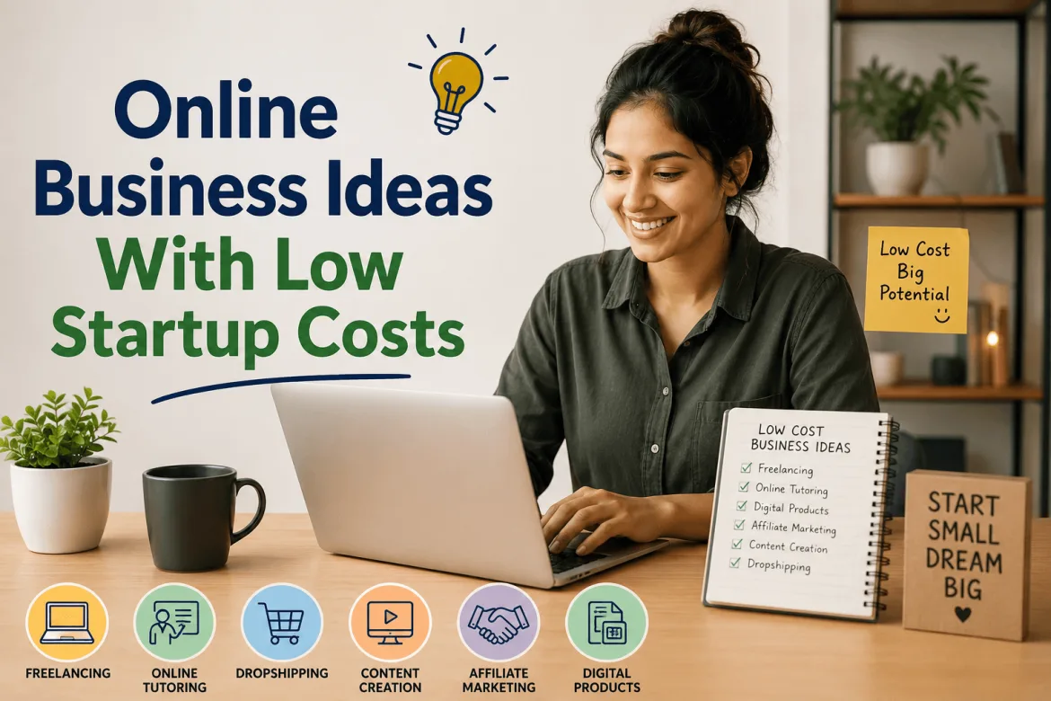 Online Business Ideas With Low Startup Costs
